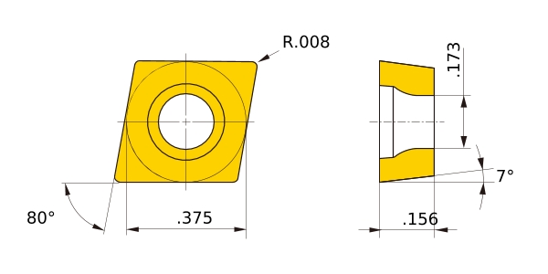 Picture of Mitsubishi CCMT 32.50.5 SW VP25N